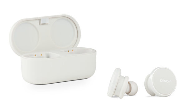 Denon PerL Pro Earbuds White Studio